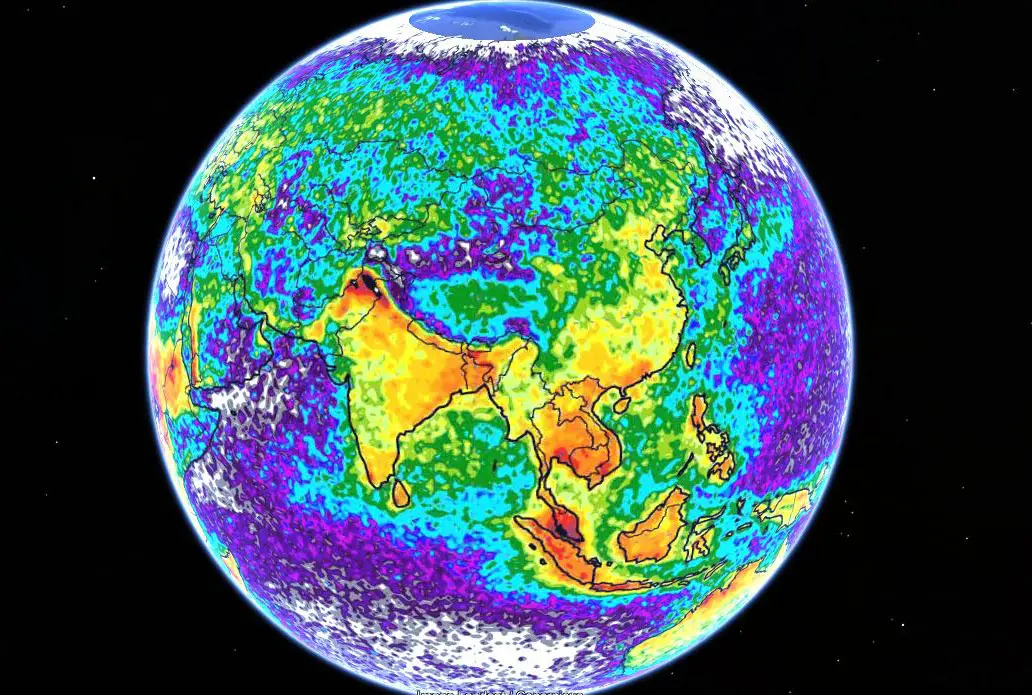 Orages et foudre dans le monde