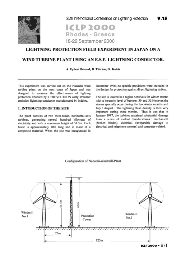 Lightning protection field experimentation in Japan